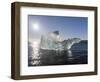 Icebergs , the Vatnajokull National Park, Iceland-Martin Zwick-Framed Photographic Print