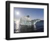 Icebergs , the Vatnajokull National Park, Iceland-Martin Zwick-Framed Photographic Print