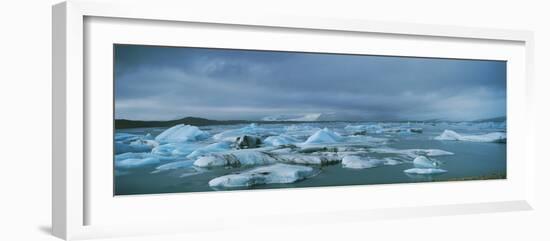 Icebergs-Chris Madeley-Framed Photographic Print