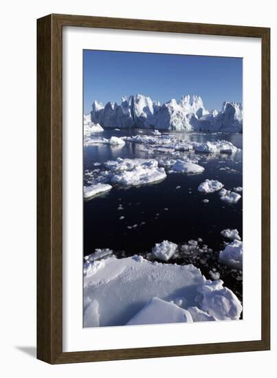 Icebergs-Jeremy Walker-Framed Photographic Print