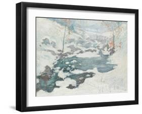 Icebound, C.1889-John Henry Twachtman-Framed Giclee Print