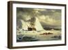 Icebound Ship, C.1880-William Bradford-Framed Giclee Print