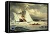 Icebound Ship, C.1880-William Bradford-Framed Stretched Canvas