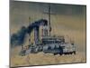 Icebreaker Krasin Among Ice Floes in the Barents Sea, 1932-null-Mounted Giclee Print