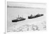 Icebreaker Manhattan following the Coast Guard Icebreaker-null-Framed Photographic Print