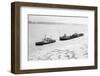 Icebreaker Manhattan following the Coast Guard Icebreaker-null-Framed Photographic Print