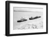 Icebreaker Manhattan following the Coast Guard Icebreaker-null-Framed Photographic Print