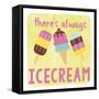 Icecream-Erin Clark-Framed Stretched Canvas