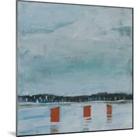 Icefishing Village-Tim Nyberg-Mounted Giclee Print