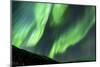 Iceland, Akureyri. Northern Lights glowing.-Ellen Goff-Mounted Photographic Print