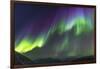 Iceland, Akureyri. Northern Lights glowing.-Ellen Goff-Framed Photographic Print