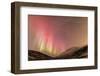 Iceland, Akureyri. Northern Lights glowing.-Ellen Goff-Framed Photographic Print