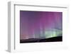 Iceland, Akureyri. Northern Lights glowing.-Ellen Goff-Framed Photographic Print