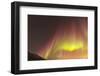 Iceland, Akureyri. The northern lights glow in unbelievable colors.-Ellen Goff-Framed Photographic Print