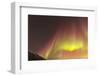 Iceland, Akureyri. The northern lights glow in unbelievable colors.-Ellen Goff-Framed Photographic Print