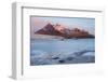 Iceland, Austurland , First Lights of Dawn in a Glacier Lagoon-Salvo Orlando-Framed Photographic Print