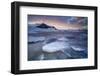 Iceland, Austurland , Sunset at Jokulsarlon Glacier Lagoon-Salvo Orlando-Framed Photographic Print