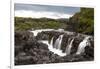 Iceland, Borgarfjordur, Barnafoss, Children's Falls, Hvita River.-Ellen Goff-Framed Photographic Print