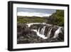 Iceland, Borgarfjordur, Barnafoss, Children's Falls, Hvita River.-Ellen Goff-Framed Photographic Print