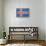 Iceland Country Flag - Barnwood Painting-Lantern Press-Stretched Canvas displayed on a wall