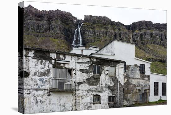 Iceland, Djupavik, Former Fish Factory-Catharina Lux-Stretched Canvas