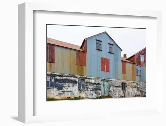 Iceland, Djupavik, Former Fish Factory-Catharina Lux-Framed Photographic Print