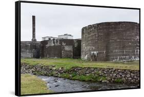 Iceland, Djupavik, Former Fish Factory-Catharina Lux-Framed Stretched Canvas