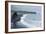 Iceland. Dyrholaey. Black Sand Beach and Sea Stack-Inger Hogstrom-Framed Photographic Print