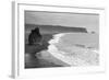 Iceland. Dyrholaey. Black Sand Beach and Sea Stack-Inger Hogstrom-Framed Photographic Print