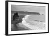 Iceland. Dyrholaey. Black Sand Beach and Sea Stack-Inger Hogstrom-Framed Photographic Print