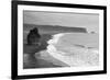 Iceland. Dyrholaey. Black Sand Beach and Sea Stack-Inger Hogstrom-Framed Photographic Print