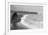 Iceland. Dyrholaey. Black Sand Beach and Sea Stack-Inger Hogstrom-Framed Photographic Print