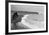 Iceland. Dyrholaey. Black Sand Beach and Sea Stack-Inger Hogstrom-Framed Photographic Print