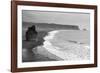 Iceland. Dyrholaey. Black Sand Beach and Sea Stack-Inger Hogstrom-Framed Photographic Print