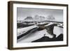 Iceland, East Iceland, Austurland , Black and White Dunes on Beach after Blizzard-Salvo Orlando-Framed Photographic Print