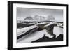Iceland, East Iceland, Austurland , Black and White Dunes on Beach after Blizzard-Salvo Orlando-Framed Photographic Print