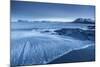 Iceland, East Iceland, Austurland , Blue Hour at Reydhara Reef-Salvo Orlando-Mounted Photographic Print