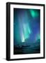 Iceland, Fjallsarlon. the Northern Lights Appearing in the Sky at Fjallsarlon-Katie Garrod-Framed Photographic Print