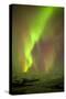 Iceland, Fjallsarlon. the Northern Lights Appearing in the Sky at Fjallsarlonll.-Katie Garrod-Stretched Canvas