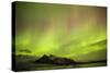 Iceland, Fjallsarlon. the Northern Lights Appearing in the Sky at Fjallsarlonll.-Katie Garrod-Stretched Canvas