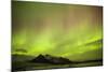 Iceland, Fjallsarlon. the Northern Lights Appearing in the Sky at Fjallsarlonll.-Katie Garrod-Mounted Photographic Print