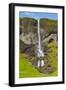 Iceland. Foss a Sidu. Waterfall over the Cliff-Inger Hogstrom-Framed Photographic Print