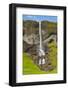 Iceland. Foss a Sidu. Waterfall over the Cliff-Inger Hogstrom-Framed Photographic Print