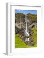 Iceland. Foss a Sidu. Waterfall over the Cliff-Inger Hogstrom-Framed Photographic Print