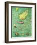 Iceland, from an Atlas of the World in 33 Maps, Venice, 1st September 1553-Battista Agnese-Framed Giclee Print