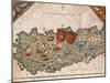 Iceland, from Nautical Atlas, Plate, 16th Century-null-Mounted Giclee Print