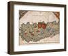 Iceland, from Nautical Atlas, Plate, 16th Century-null-Framed Giclee Print