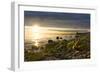 Iceland, Gardskagi, Lighthouse, Sunset-Catharina Lux-Framed Photographic Print