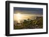 Iceland, Gardskagi, Lighthouse, Sunset-Catharina Lux-Framed Photographic Print