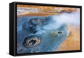 Iceland, Geothermal Area Hverir-Catharina Lux-Framed Stretched Canvas